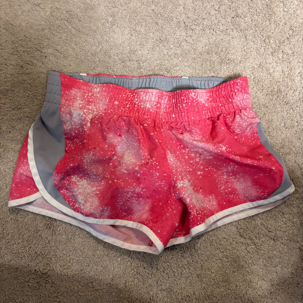 Nike Pink and Gray Dri-FIT Shorts